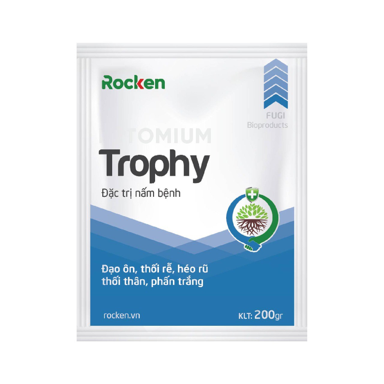 Rocken TROPHY (200g) - Đánh bay đạo ôn, thối rễ, nấm bệnh ở cây trồng