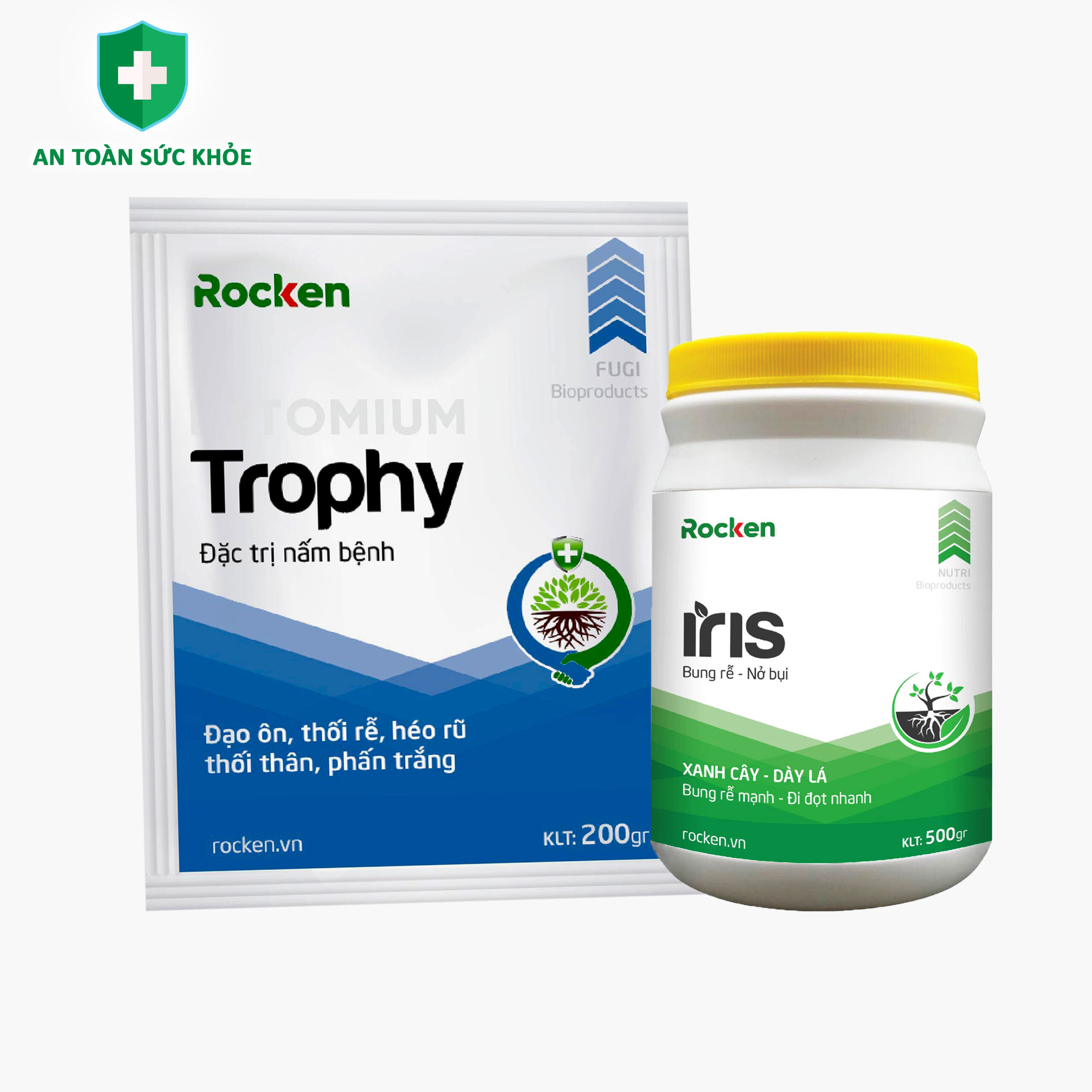 Rocken TROPHY + IRIS điều trị bệnh hại trên cây hồ tiêu