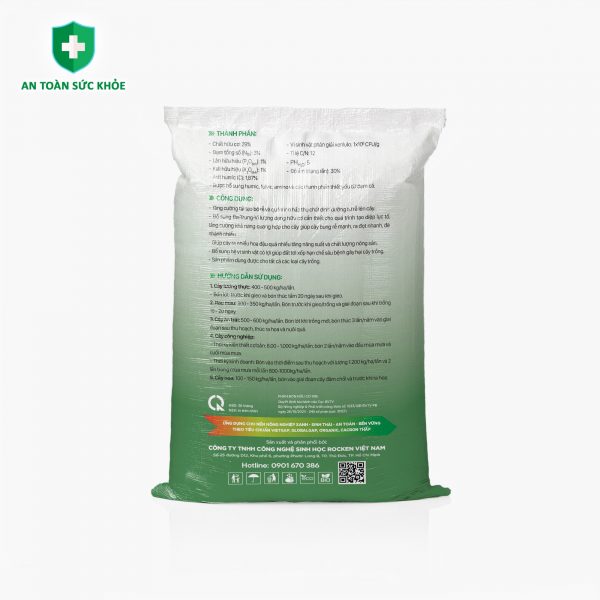 Phân bón hữu cơ kích rễ Rocken IRIS 10kg